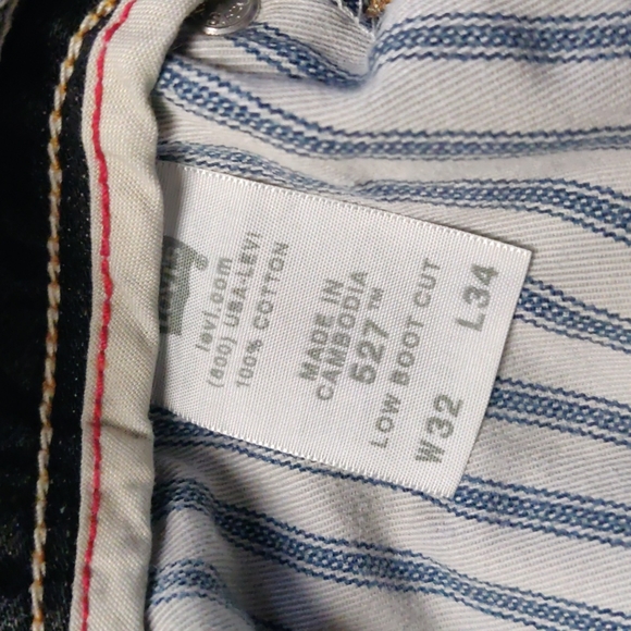 Levi jeans 32/34 low boot cut - Picture 6 of 8